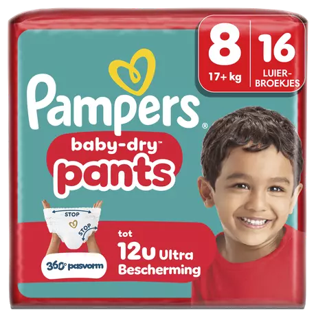 Pampers Baby Dry Pants Luierbroekjes Maat 8 17+ kg 16 stuks