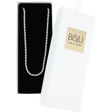 BiSjU Jewellery Ketting Gedraaid Silver Plated