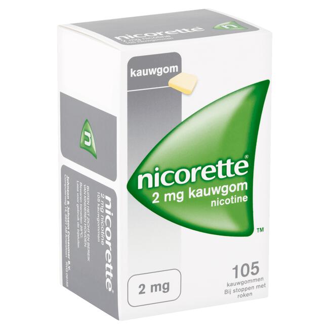 Nicorette 2 mg Nicotine Kauwgom