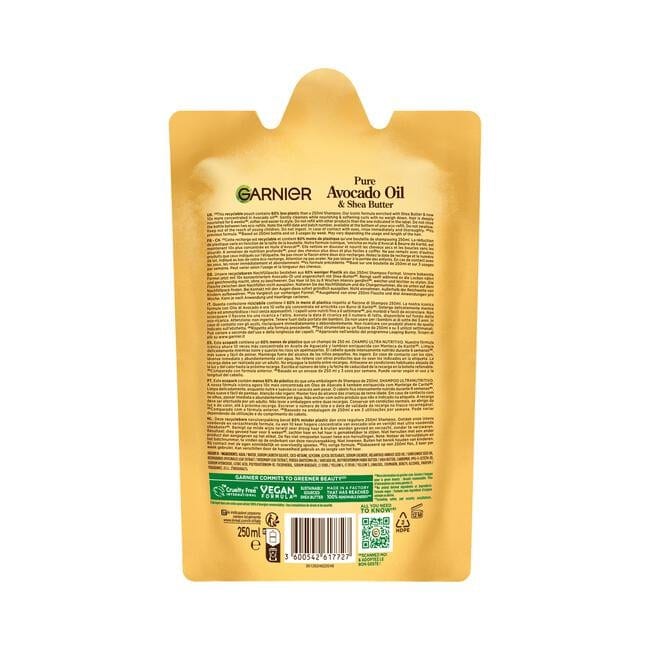 Garnier Refill Avocado Olie & Shea Boter Shampoo Navulling 250 ML