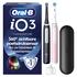 Oral-B iO 3 Zwart & Roze Duo Elektrische Tandenborstels