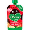 Olvarit Knijpfruit Aardbei Banaan Kiwi 12+ Maanden 100 gram