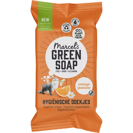 Marcel's Green Soap Hygiënische Doekjes Sinaasappel & Jasmijn 60 stuks&nbsp;