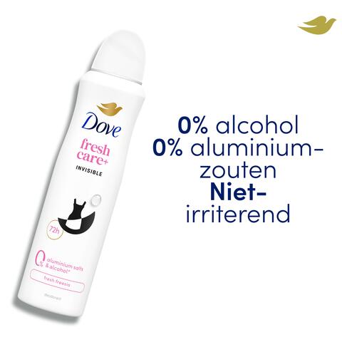Dove Invisible 0% Deodorant Spray 150 ML