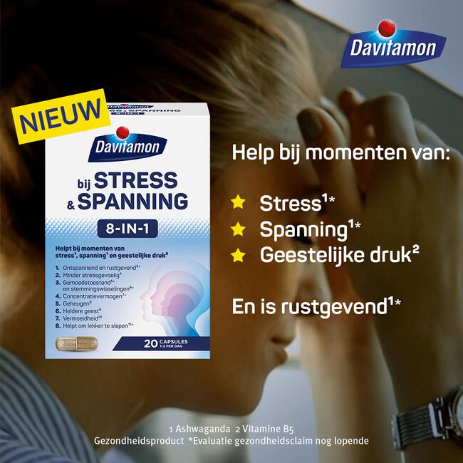 Davitamon Bij Stress & Spanning 20 stuks