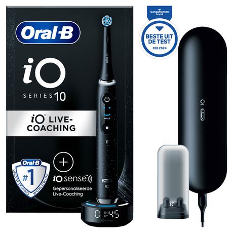 Oral-B iO 10 Zwart Elektrische Tandenborstel