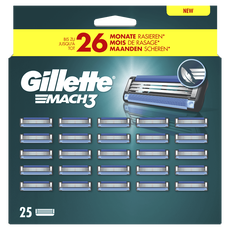 Gillette Mach3 Navulmesjes 25 Stuks