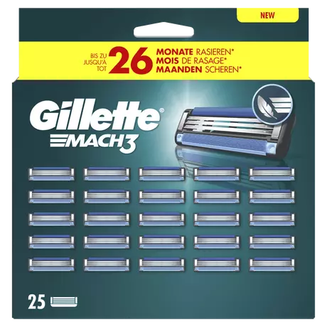 Gillette Mach3 Navulmesjes 25 stuks