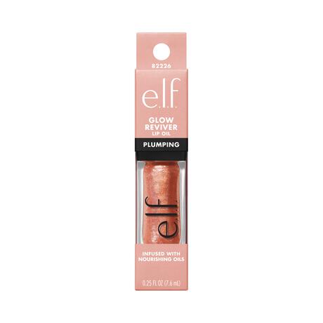 e.l.f. Glow Reviver Plumping Lip Oil Peach Shimmer