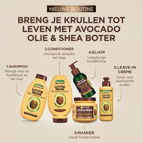 Garnier Loving Blends Avocado Olie & Shea Boter Curl Revival Elixir 120 ML