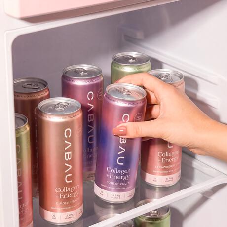 Cabau Collagen + Energy Strawberry Lime - 250 ml