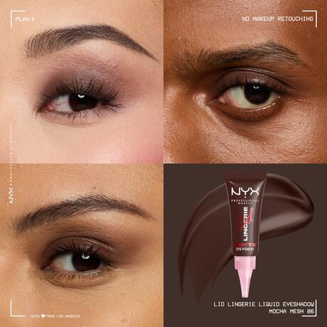 NYX Professional Makeup Lid Lingerie 06 Mocha Mesh Crème Oogschaduw