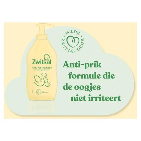 Zwitsal Shampoo Anti-Klit Baby Met Pompje 400 ML
