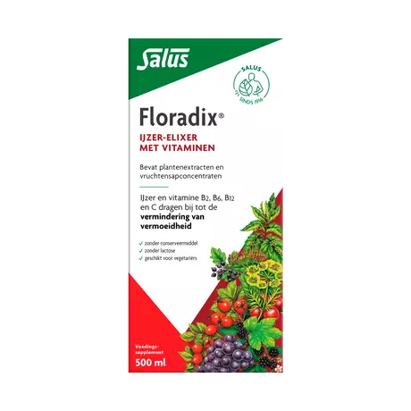 Salus Floradix IJzer Elixer 500 ML