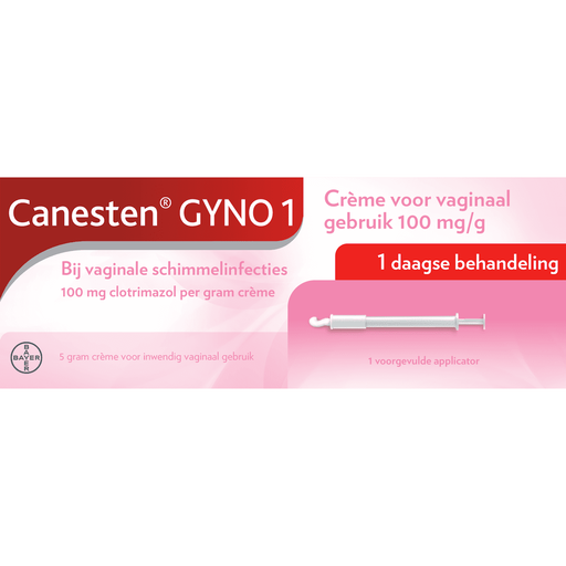 Canesten Gyno 1 Daagse Cr�me bij Vaginale Schimmel 1 stuk