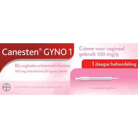 Canesten Gyno 1 Daagse Cr�me bij Vaginale Schimmel 1 stuk