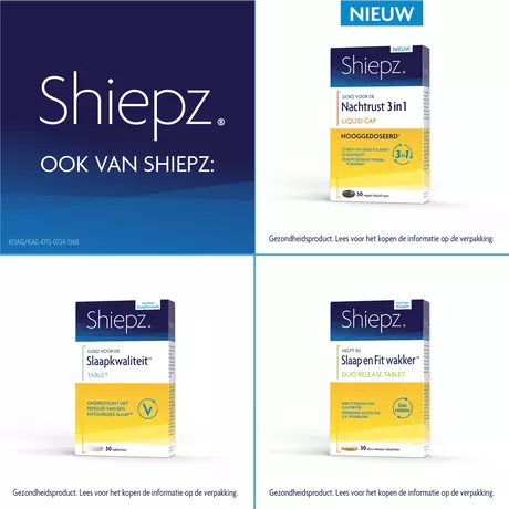 Shiepz Helpt In Slaap Vallen Liquid Cap 30 stuks
