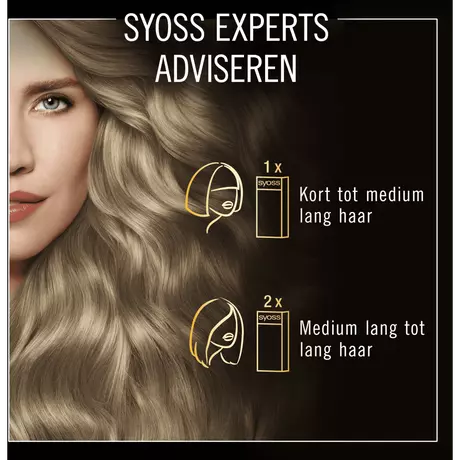 Syoss Oleo Intense Permanente Haarkleuring 7-58 Cool Beigeblond/Blond Beige Froid