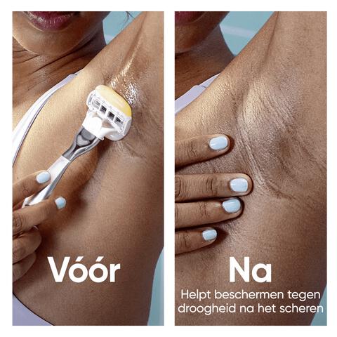 Gillette Venus Comfortglide Coconut Luipaard Scheersysteem 5 Blades plus 1 Mesje