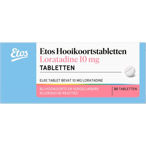 Etos Hooikoortstabletten Loratadine 10 mg 30 stuks