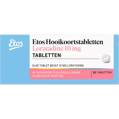 Etos Hooikoortstabletten Loratadine 10 MG 30 stuks