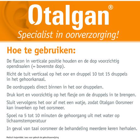 Otalgan Oorsmeer Druppels 10 ML