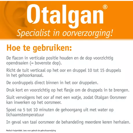 Otalgan Oorsmeer Druppels 10 ML