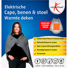 Lucovitaal Elektrische Cape Deken 100x70 CM
