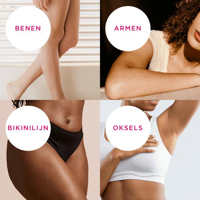 Veet Minima Ontharingsstrips Benen & Lichaam Hypoallergeen 40 stuks