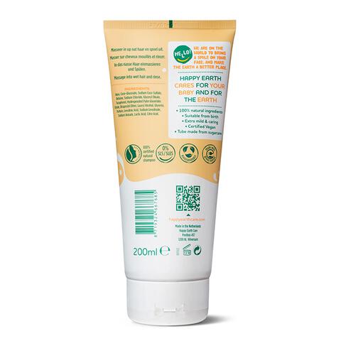Happy Earth 100% Natuurlijke Baby & Kids Zeepvrije Shampoo 200 ML