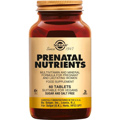 Solgar Prenatal Nutrients 60 tabletten