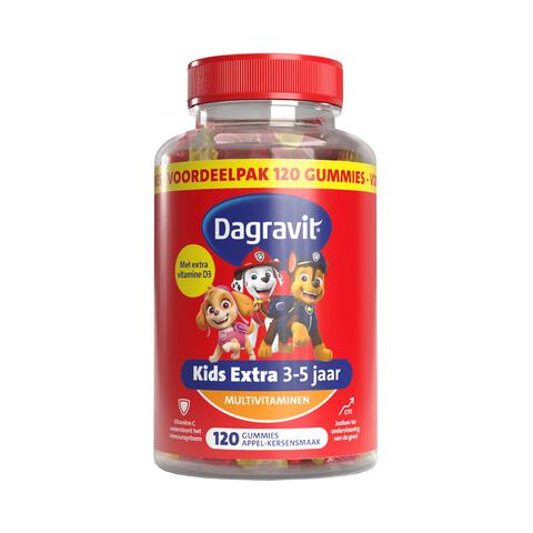 Dagravit Kids Xtra 3-5 jaar 120 gummies