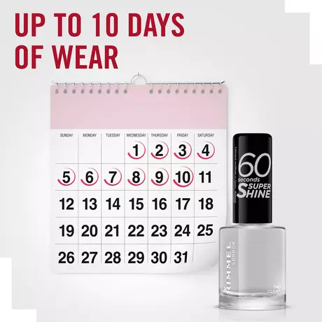 Rimmel London 60 Seconds SuperShine Nagellak 000 Transparent 8 ML