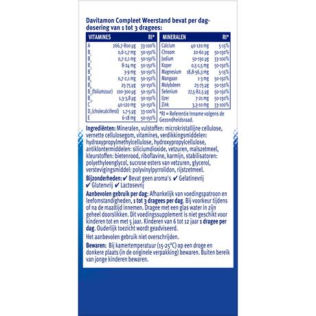 Davitamon Compleet Weerstand Vitamine C & D tabletten