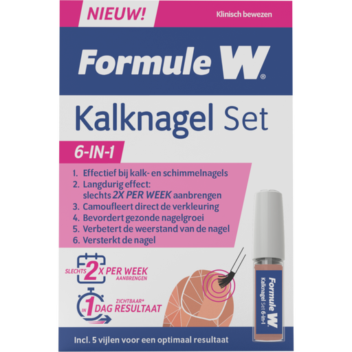 Formule W Kalknagel set 6-In-1