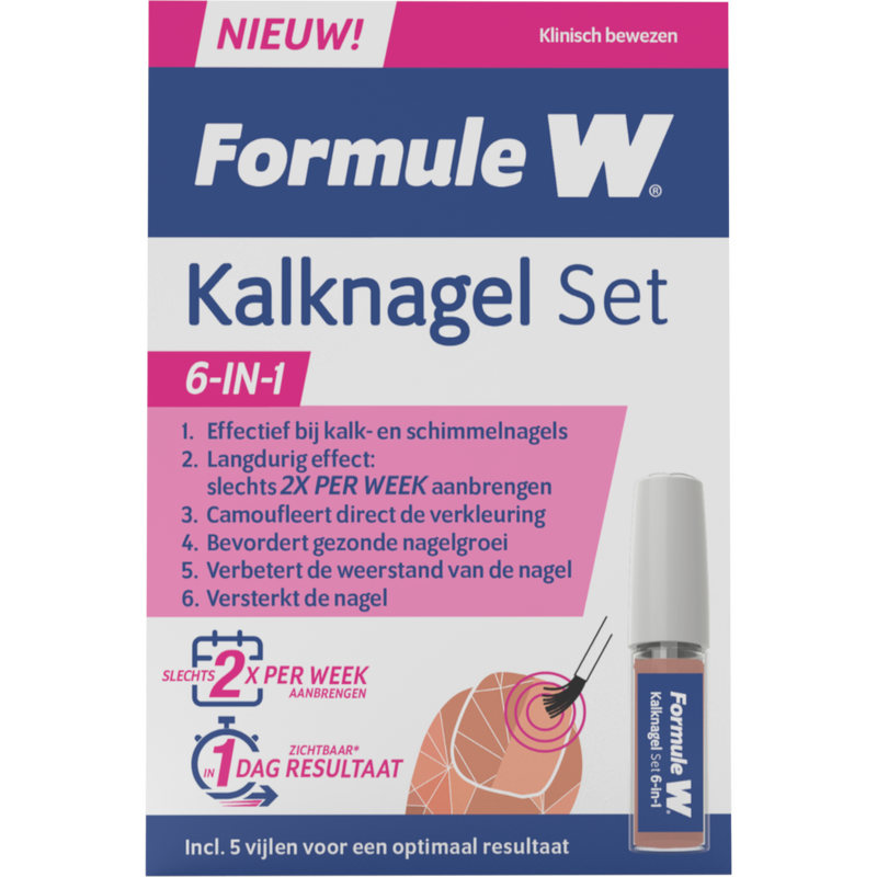 Formule W Kalknagel set 6-In-1