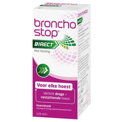 Bronchostop Direct Hoestdrank met Honing 120 ML