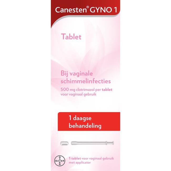 canesten gyno 1 tablet bij vaginale schimmelinfectie 1 stuks