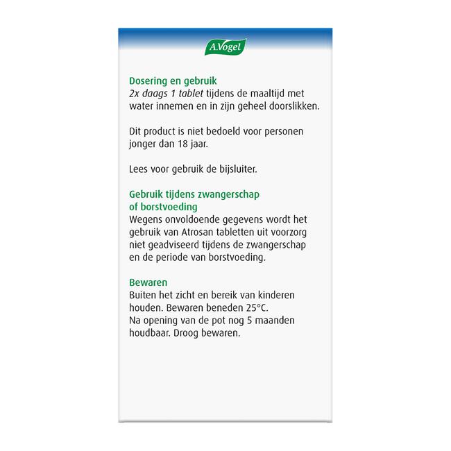 A.Vogel Atrosan bij Milde Gewrichtspijn en Reumatische Pijn Tabletten 120 stuks