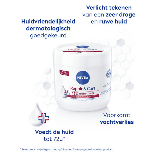NIVEA Repair & Care Urea Intensief Hydraterende Bodycrème 400 ML
