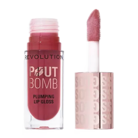 Revolution Pout Bomb Plumping Gloss Wild Mauve Pink