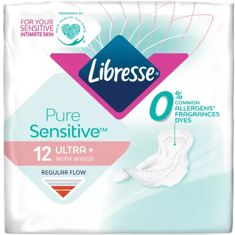 Libresse Pure Sensitive Ultra Maandverband 12 stuks
