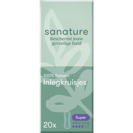 Sanature 100% Katoenen Inlegkruisjes Super 20 stuks