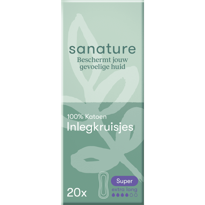 Sanature 100% Katoenen Inlegkruisjes Super 20 stuks