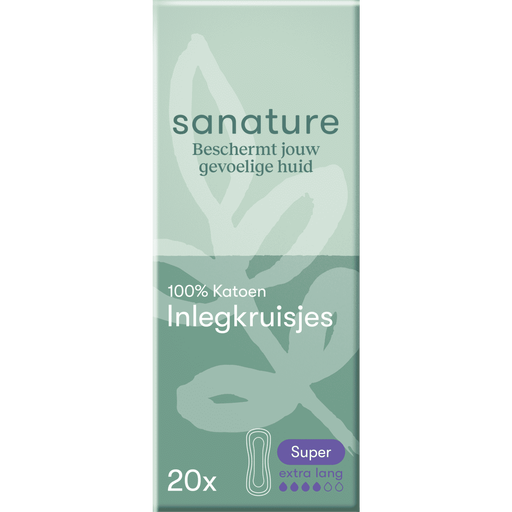 Sanature 100% Katoenen Inlegkruisjes Super 20 stuks