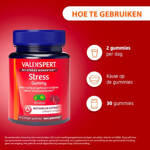 Valdisppert stress gummy 30st