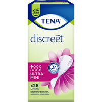 TENA Discreet Ultra Mini Incontinentie Inlegkruisjes 28 stuks