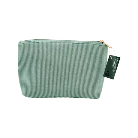 Etos Make-up Bag Ribcord Groen
