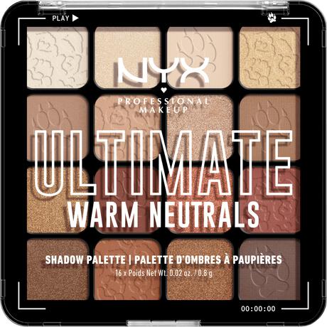 NYX Professional Makeup Ultimate Shad Pal 16-Pan Warm Neutrals