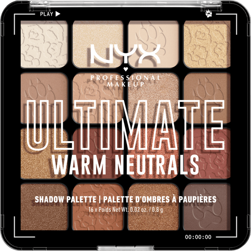 NYX Professional Makeup Ultimate Shad Pal 16-Pan Warm Neutrals